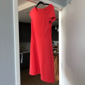 Red Zara dress